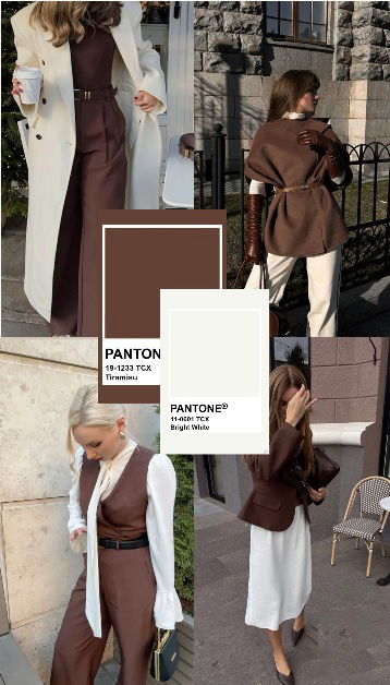 مکمل رنگ قهوه ای