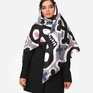 خرید روسری طرح اسکلت