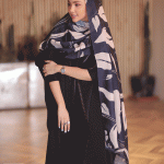 شال سرمه ای