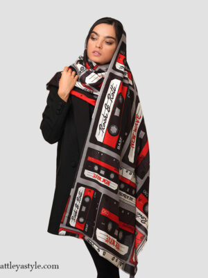 خرید شال طرح نوار