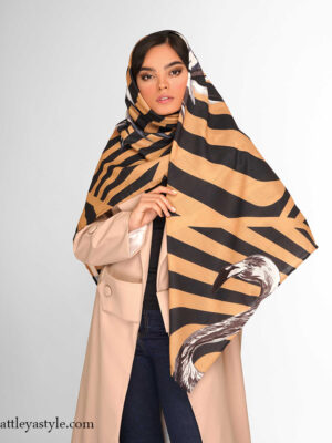 خرید روسری قهوه ای