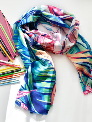 خرید شال رنگی