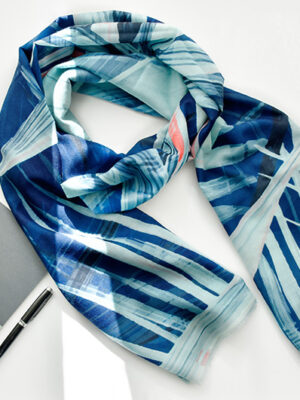 خرید شال آبی