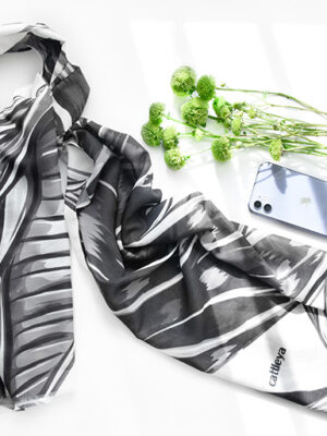 خریدشال مشکی سفید