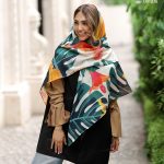 روسری طرح هاوایی