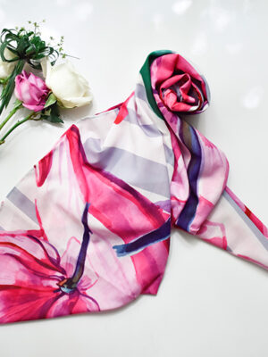 خرید روسری صورتی