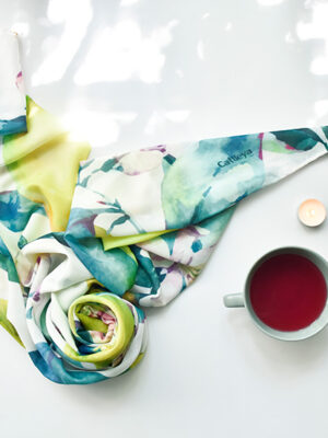 روسری طوسی کاتلیا