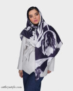 خرید روسری سرمه ای