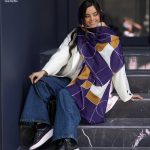 شال کاتلیا سرمه ای