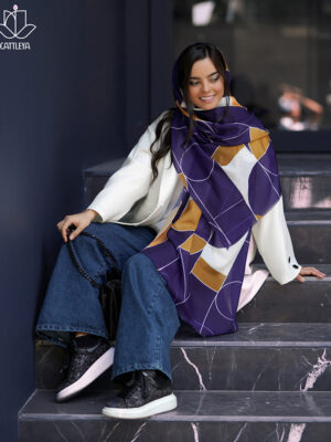 شال کاتلیا سرمه ای