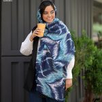 خرید شال آبی
