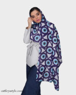 شال طرح چشم