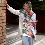 خرید شال کاتلیا طرح نارگیل