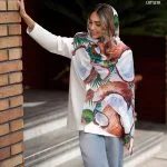 خرید شال کاتلیا طرح نارگیل