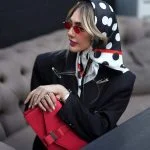 بیبی اسکارف خال خالی
