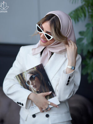 بیبی اسکارف ساده کرم