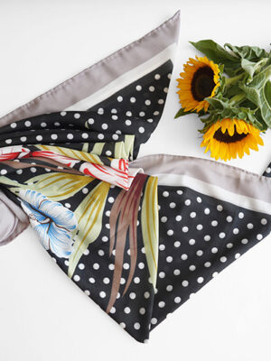 روسری خال خالی پاییزه