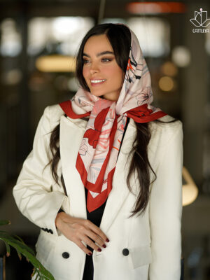 روسری مدیوم زرشکی