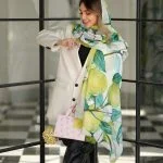 شال طرح لیمو تابستانی