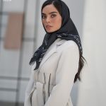 روسری مشکی ساده