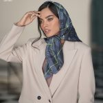 روسری طرح دار عرض90