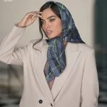 روسری طرح دار عرض90
