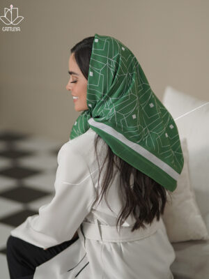 روسری عرض90 سیز