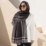 شال مشکی ساده