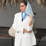 روسری مینی قلبی