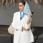 روسری مینی قلبی