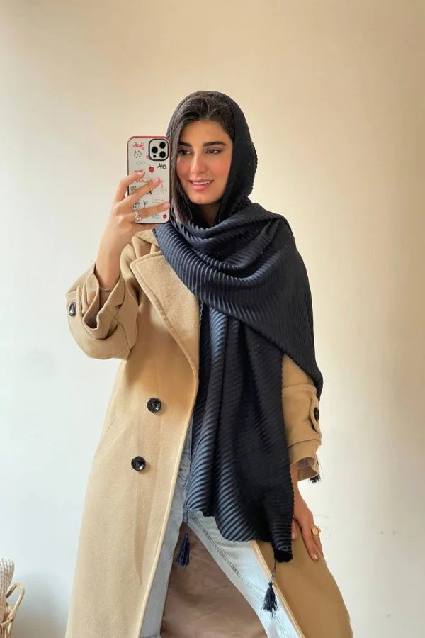شال پلیسه پائیزه