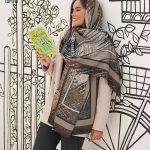 شال خاکی قهوه ای