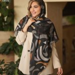 روسری نخی بهاره مشکی