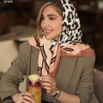 مدیوم اسکارف پترن پلنگی