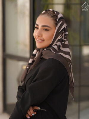 روسری قهوه ای