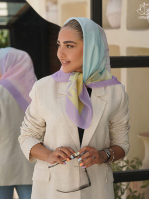 روسری برای استایل بنفش