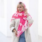 روسری سرخابی ترندی