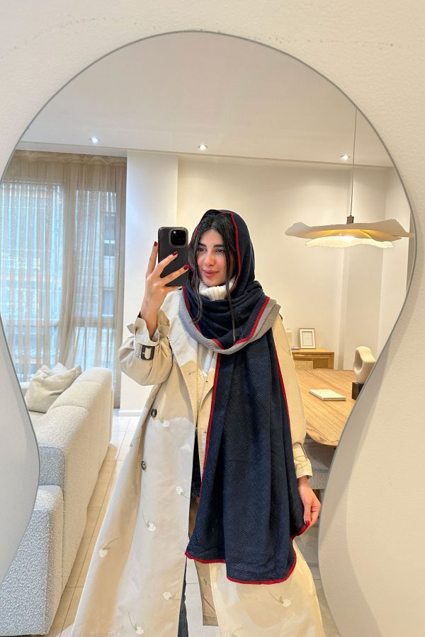 شال پلیسه پاییزه
