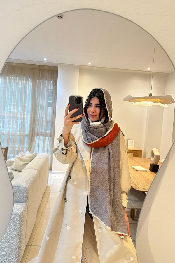 شال پلیسه پاییزه