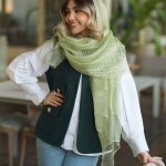 شال حریر رز کد 117