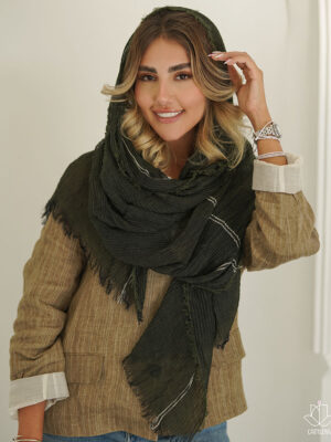 شال یشمی پاییزه