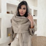 شال حریر رز کد 115