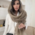 شال حریر رز کد 116