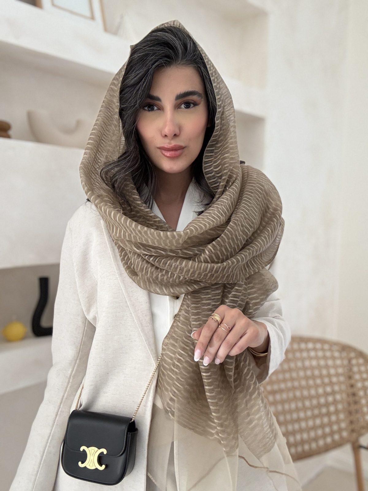 شال حریر رز کد 116 - Image 1