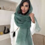 شال حریر رز کد 120