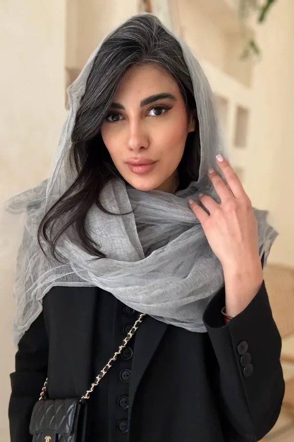 شال حریر اورگانزا