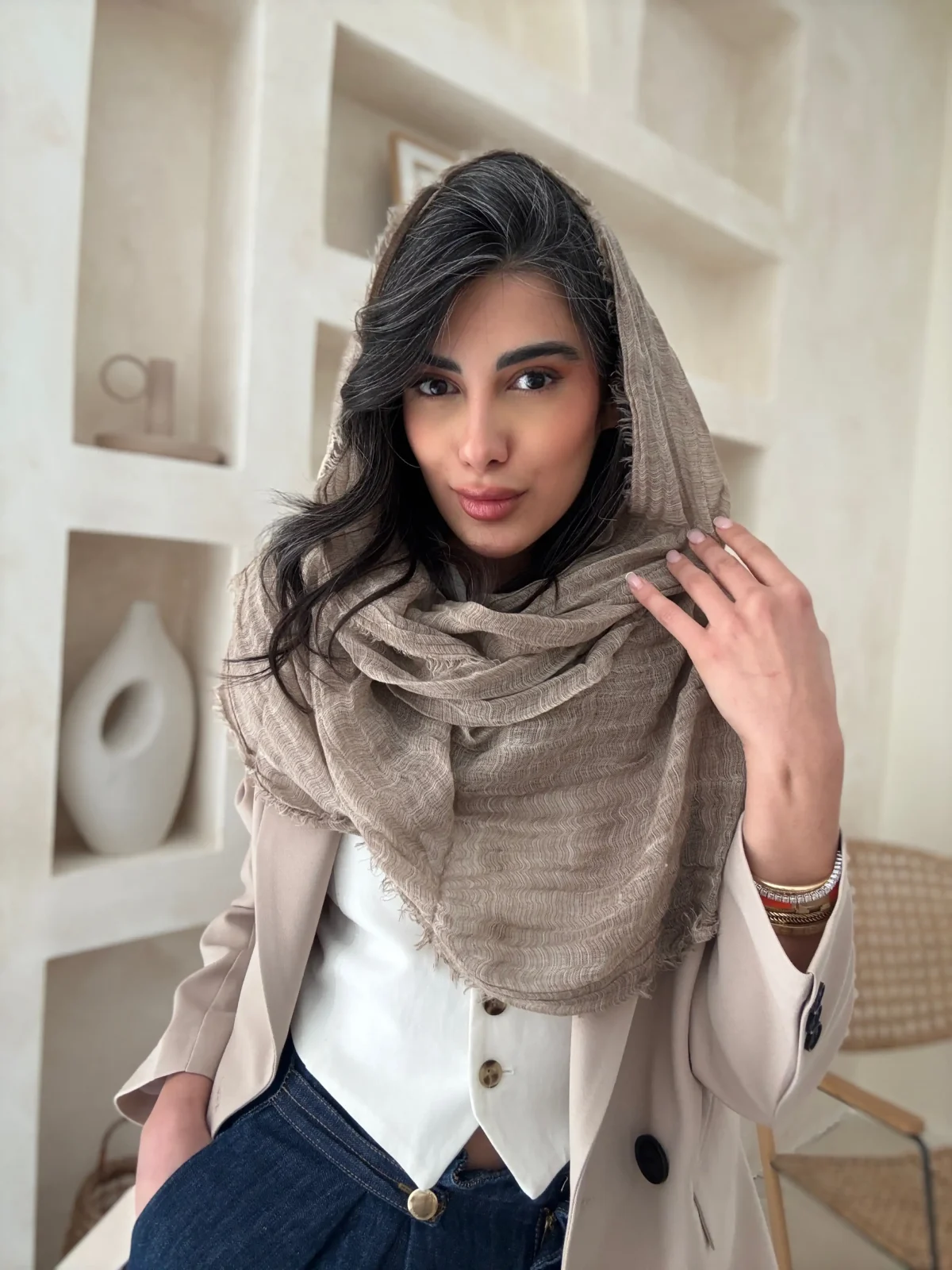 خرید شال نخی