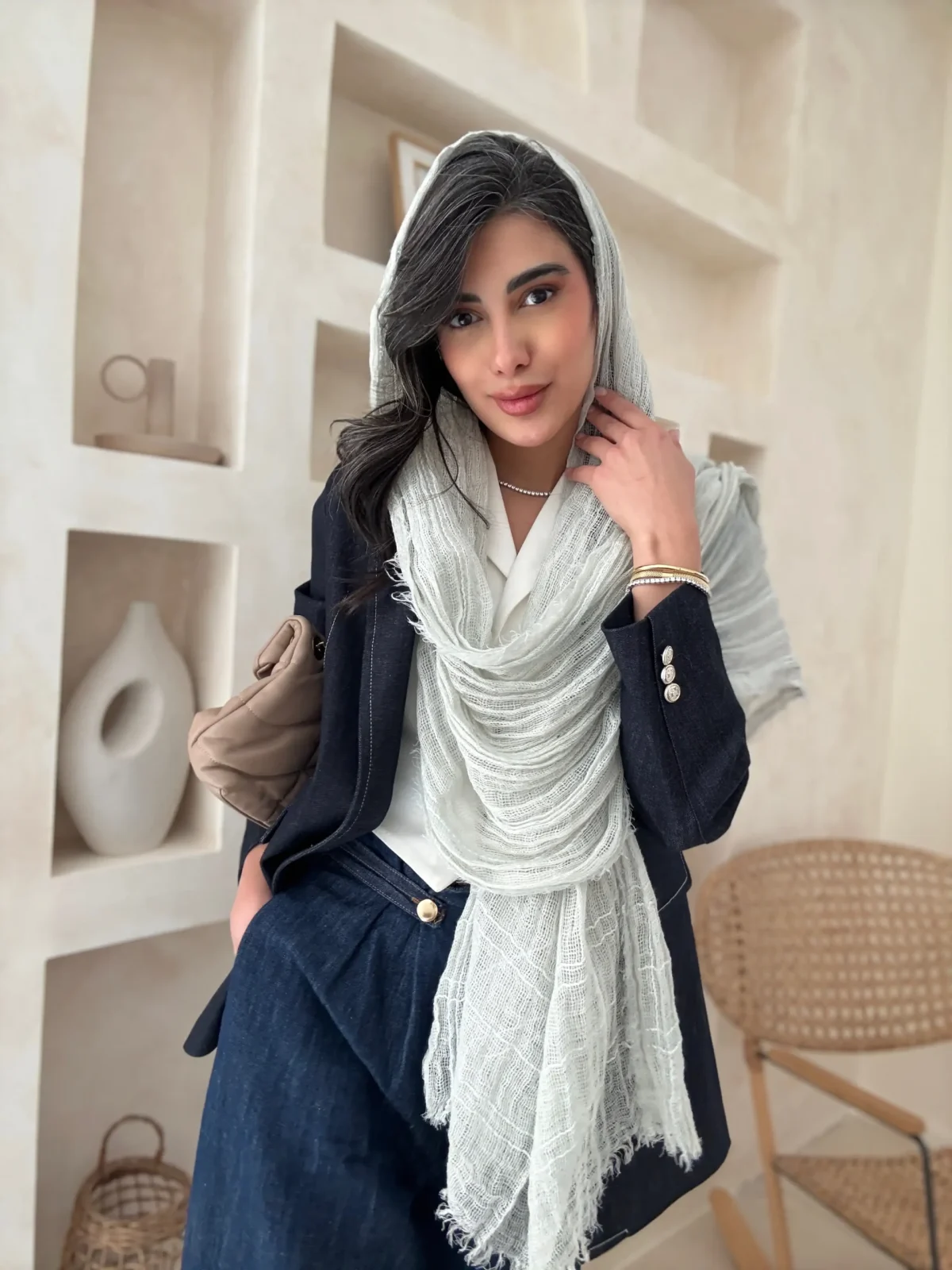 خرید شال نخی