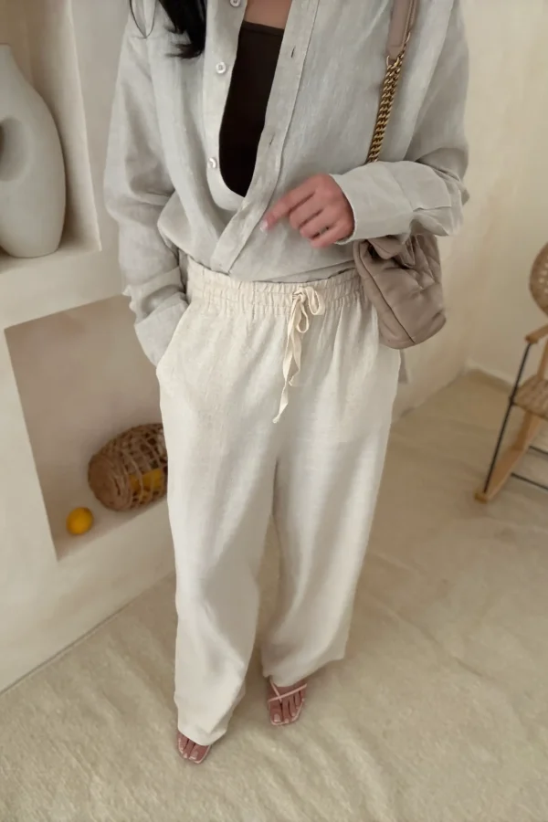 شلوار لینن نخی تابستانی