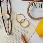 گوشواره حلقه ای بزرگ کد 35